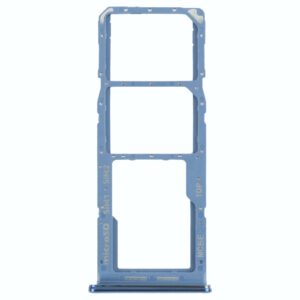 For Samsung Galaxy M32 SM-M325 SIM Card Tray + SIM Card Tray + Micro SD Card Tray (Blue)