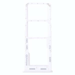 For Samsung Galaxy A23 SM-A235 Original SIM Card Tray + SIM Card Tray + Micro SD Card Tray (White)