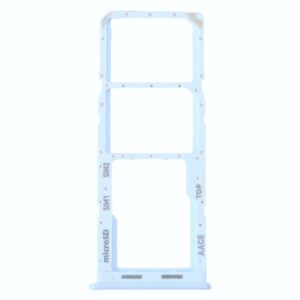For Samsung Galaxy A13 SM-A135 Original SIM Card Tray + SIM Card Tray + Micro SD Card Tray (Blue)