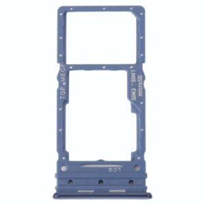 For Samsung Galaxy M53 SM-M536B Original SIM Card Tray + Micro SD Card Tray (Blue)