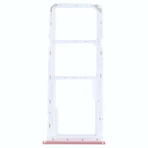 For Samsung Galaxy A04 SM-A045F Original SIM Card Tray + SIM Card Tray + Micro SD Card Tray (Pink)