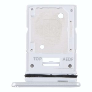 For Samsung Galaxy A54 SM-A546 Original SIM Card Tray + Micro SD Card Tray (Silver)