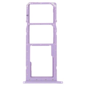 For Samsung Galaxy M04 SM-M045F Original SIM Card Tray + SIM Card Tray + Micro SD Card Tray (Purple)