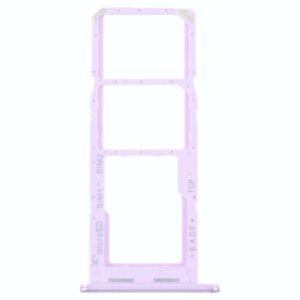 For Samsung Galaxy F14 5G Original SIM Card Tray + SIM Card Tray + Micro SD Card Tray (Purple)