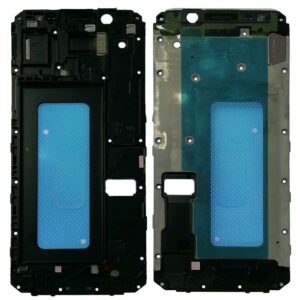 For Galaxy On6 / J6 / J600 Front Housing LCD Frame Bezel Plate (Black)