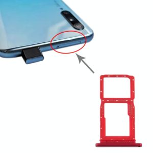 SIM Card Tray + SIM Card Tray / Micro SD Card Tray for Huawei Y9s 2020 (Red)