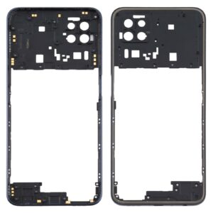 For OPPO A72 5G PDYM20 Middle Frame Bezel Plate (Black)