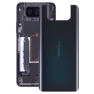 Glass Battery Back Cover for Asus Zenfone 7 ZS670KS(Black)