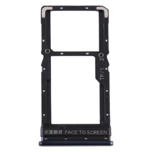 SIM Card Tray + SIM Card Tray / Micro SD Card Tray for Xiaomi Poco X3 / Poco X3 NFC(Black)