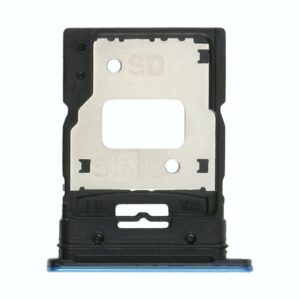 SIM Card Tray + SIM Card Tray / Micro SD Card Tray for Xiaomi Mi 11 Lite/11 Lite 5G NE M2101K9AG(Blue)