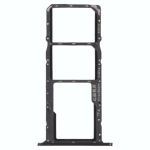 SIM Card Tray + SIM Card Tray + Micro SD Card Tray for Honor 8S 2020 (Black)