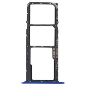 SIM Card Tray + SIM Card Tray + Micro SD Card Tray for Honor 8S 2020 (Blue)