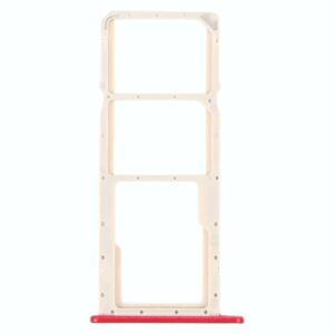 SIM Card Tray + SIM Card Tray + Micro SD Card Tray for Honor 8A 2020 (Red)