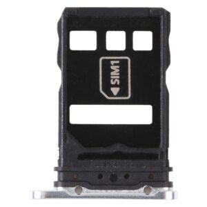 SIM Card Tray + NM Card Tray for Huawei P40 Pro+ (Silver)