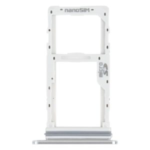 SIM Card Tray + SIM Card Tray / Micro SD Card Tray for LG Velvet 5G LM-G900N LM-G900EM LM-G900 LM-G900TM (Silver)