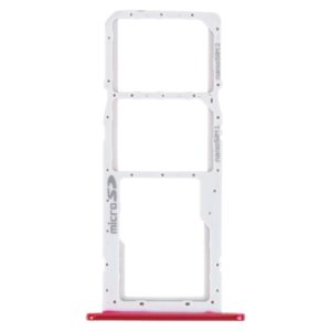 SIM Card Tray + SIM Card Tray + Micro SD Card Tray for LG K42 / K52 (Brazil) LMK420 LMK420H LMK420E LMK420Y(Red)