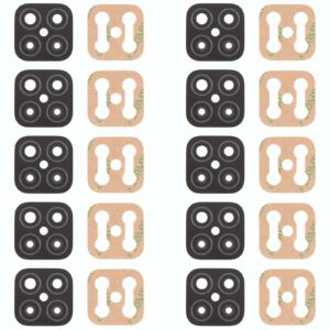 For Huawei Nova 8 SE  10pcs Back Camera Lens (Black)