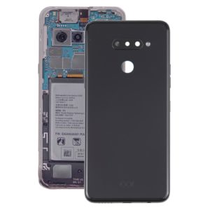 Back Battery Cover for LG K50s LMX540HM LM-X540 LM-X540BMW LMX540BMW(Black)