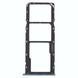 For OPPO Realme C3 RMX2027, RMX2020, RMX2021  SIM Card Tray + SIM Card Tray + Micro SD Card Tray (Blue)