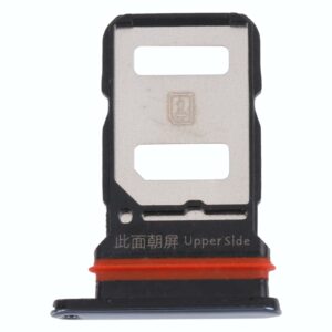 For vivo S6 5G V1962A, V1962BA SIM Card Tray + SIM Card Tray (Black)