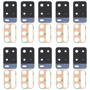 For OPPO A54 4G 10 PCS Back Camera Lens (Black)