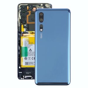 Glass Battery Back Cover for ZTE Axon 10 Pro(Blue)