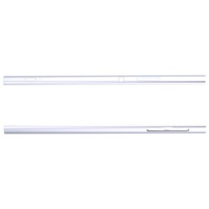 1 Pair Metal Side Part Sidebar For Sony Xperia XA2 Ultra (Silver)