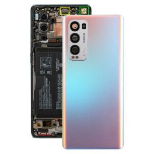 For OPPO Reno5 Pro+ 5G / Find X3 Neo CPH2207, PDRM00, PDRT00 Original Battery Back Cover (Orange)