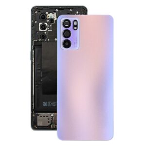 For OPPO Reno6 5G PEQM00, CPH2251 Original Battery Back Cover (Purple)
