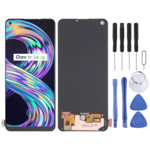 Original Super AMOLED Material LCD Screen and Digitizer Full Assembly for OPPO Realme 8