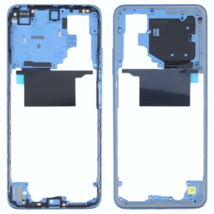 Original Middle Frame Bezel Plate for Xiaomi Poco M4 Pro 4G MZB0B5VIN(Blue)