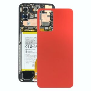 For OPPO Reno7 5G China Glass Battery Back Cover (Red)