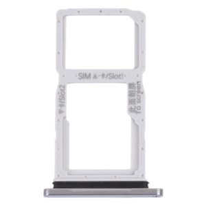 SIM Card Tray + SIM Card Tray / Micro SD Card Tray for Honor 9X (Silver)