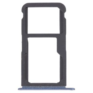 SIM Card Tray + SIM Card Tray / Micro SD Card Tray for Honor Play 6 (Blue)