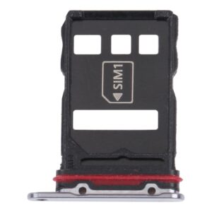 SIM Card Tray + NM Card Tray for Huawei P50 Pro (Black)