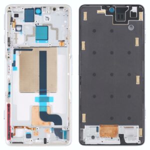 Front Housing LCD Frame Bezel Plate for Xiaomi Redmi K50 Gaming/Poco F4 GT(White)