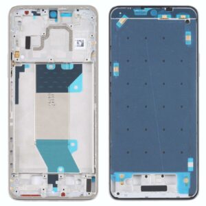 Front Housing LCD Frame Bezel Plate for Xiaomi Redmi K50 / Redmi K50 Pro(Silver)