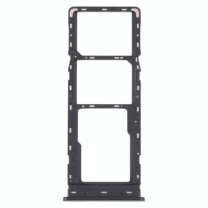 For Tecno Camon 17 Pro CG8 CG8H SIM Card Tray + SIM Card Tray + Micro SD Card Tray (Black)