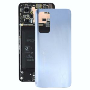 Glass Battery Back Cover for Xiaomi Redmi K30S/Mi 10T/Mi 10T Pro(Silver)