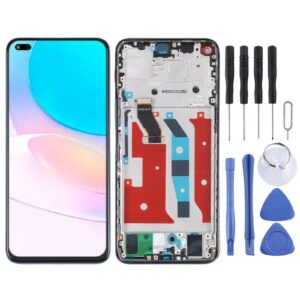 Original LCD Screen for Huawei Nova 8i Digitizer Full Assembly with Frame(Blue)