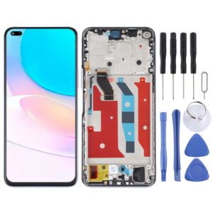 Original LCD Screen for Huawei Nova 8i Digitizer Full Assembly with Frame(Purple)