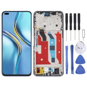 Original LCD Screen for Honor X20 Digitizer Full Assembly with Frame(Purple)