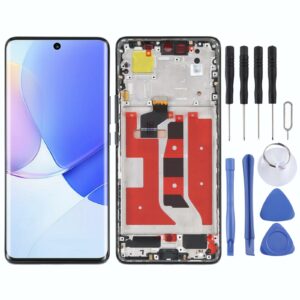 Original OLED LCD Screen for Huawei Nova 9 Digitizer Full Assembly with Frame(Black)