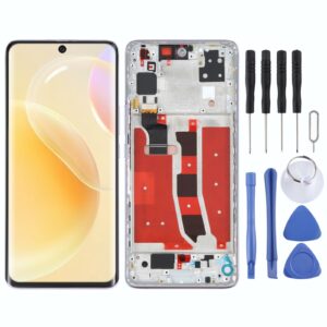 Original OLED LCD Screen for Huawei Nova 8 5G Digitizer Full Assembly with Frame(Purple)