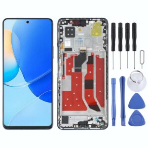 Original LCD Screen for Huawei Nova 9 SE Digitizer Full Assembly with Frame(Purple)