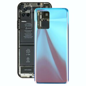 Glass Battery Back Cover for Xiaomi Redmi K50 / Redmi K50 Pro(Blue)