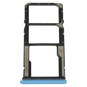 SIM Card Tray + SIM Card Tray + Micro SD Card Tray For Xiaomi Redmi 10C/Redmi 10 India/Poco C40(Blue)