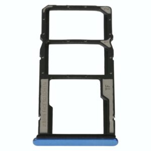 For Xiaomi Redmi Note 11SE SIM Card Tray + SIM Card Tray + Micro SD Card Tray(Blue)