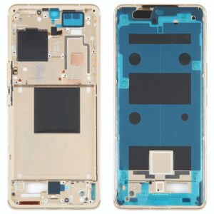For Xiaomi 12S Ultra Original Front Housing LCD Frame Bezel Plate (Gold)