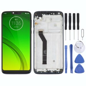 Original LCD Screen For Motorola Moto G7 Power BRA Edition Digitizer Full Assembly With Frame(Blue)
